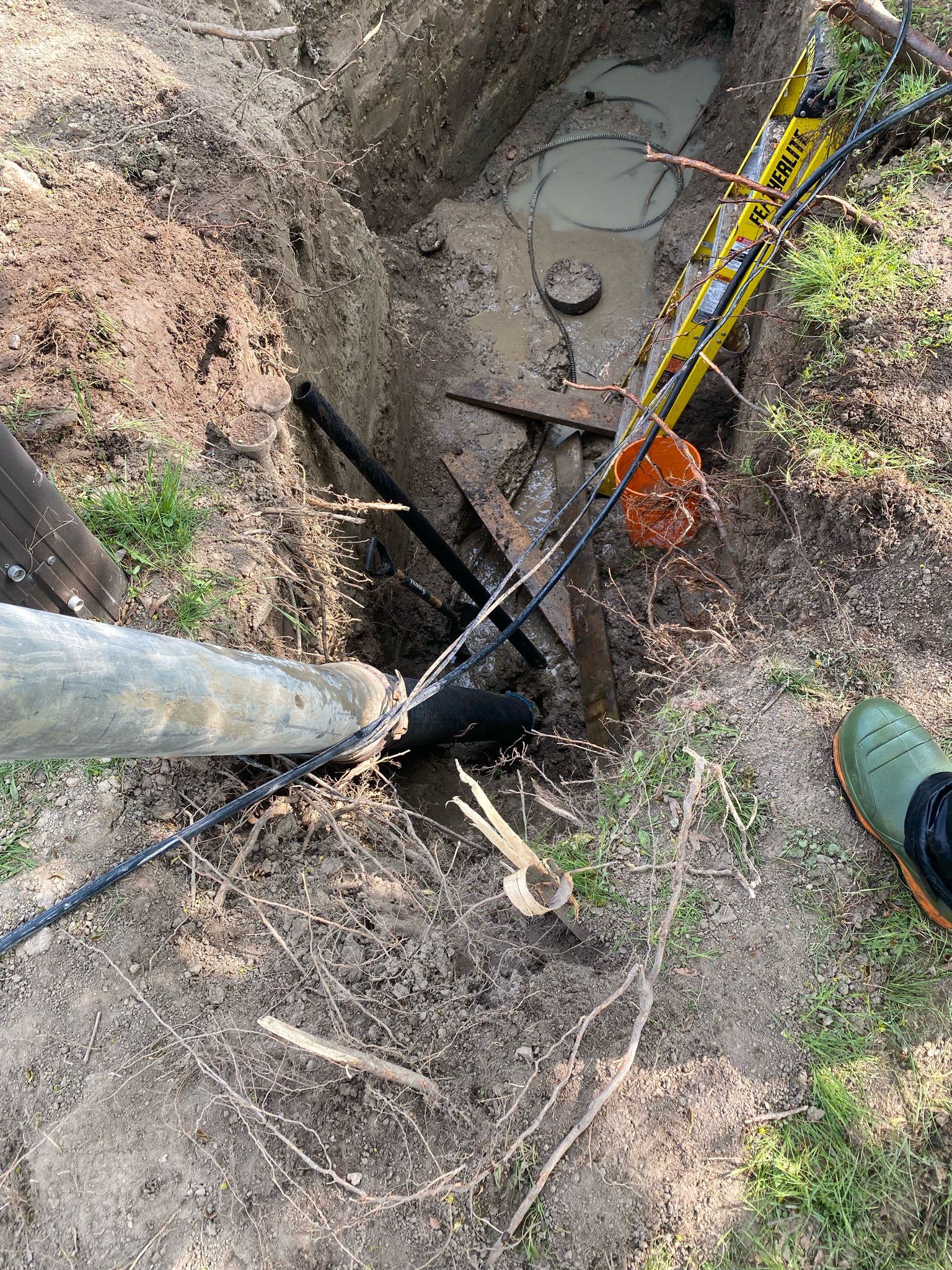 Outdoor Plumbing Excavation